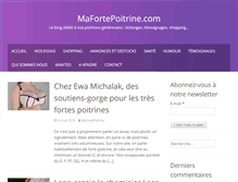 Tablet Screenshot of mafortepoitrine.com